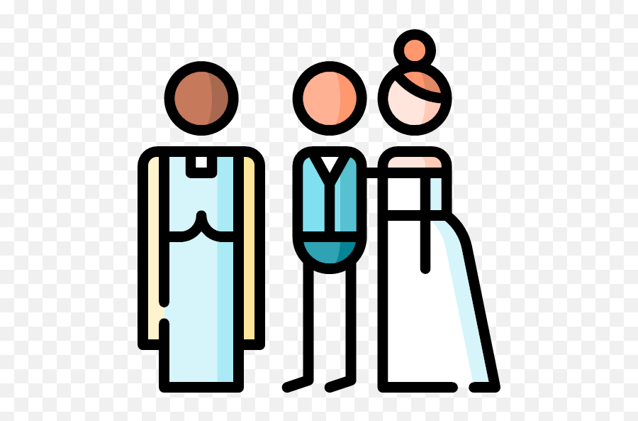Line And Color Wedding Ceremony Icon Png