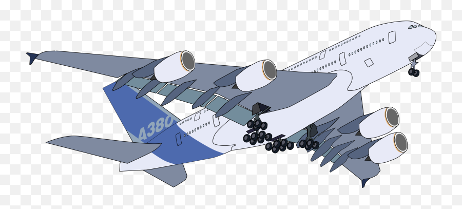 Flying Clipart Airbus - Airbus A380 Png,Airbus Icon