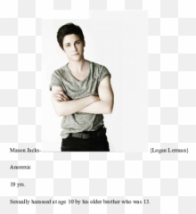 Dontae Reisinger - Logan Lerman Photo Shoot 2011 Png,Logan Lerman Png
