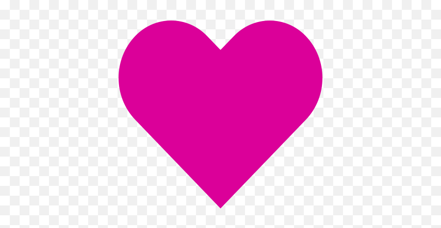 Pink Heart Icon - Pink Heart Shape Transparent Background Png,Pink Heart Icon Png