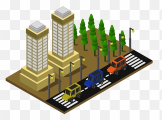 Office Building Icon - Download Isometric Style Vertical png