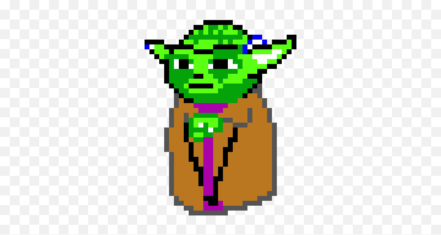 Yoda Pixel Art Maker - Martial Arts Fighter Pixel Art Png,Yoda Png