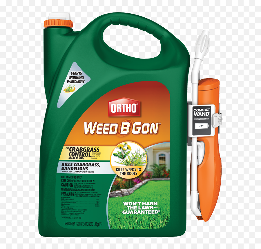 Ortho Weed B Gon Plus Crabgrass Control - Weed Killer For Lawn Png,Dead Grass Png