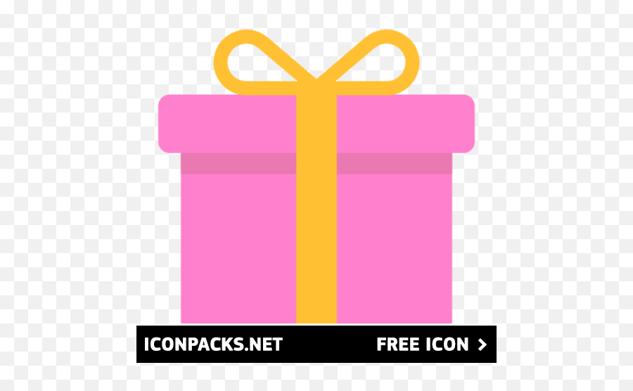Free Pink Gift Box Icon Symbol Png Svg Download - Girly,Present Icon