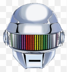 Daft Punk - Robot Helmet Transparent Png,Daft Punk Transparent