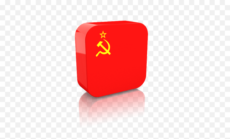Rectangular Icon Illustration Of Flag Soviet Union - Language Png,Soviet Flag Icon