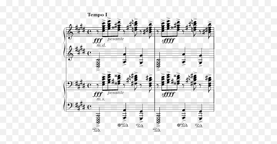Prelude In C - Sharp Minor Rachmaninoff Wikipedia Rachmaninoff Prelude In C Sharp Minor Png,Icon Pop Song 2 Level 2
