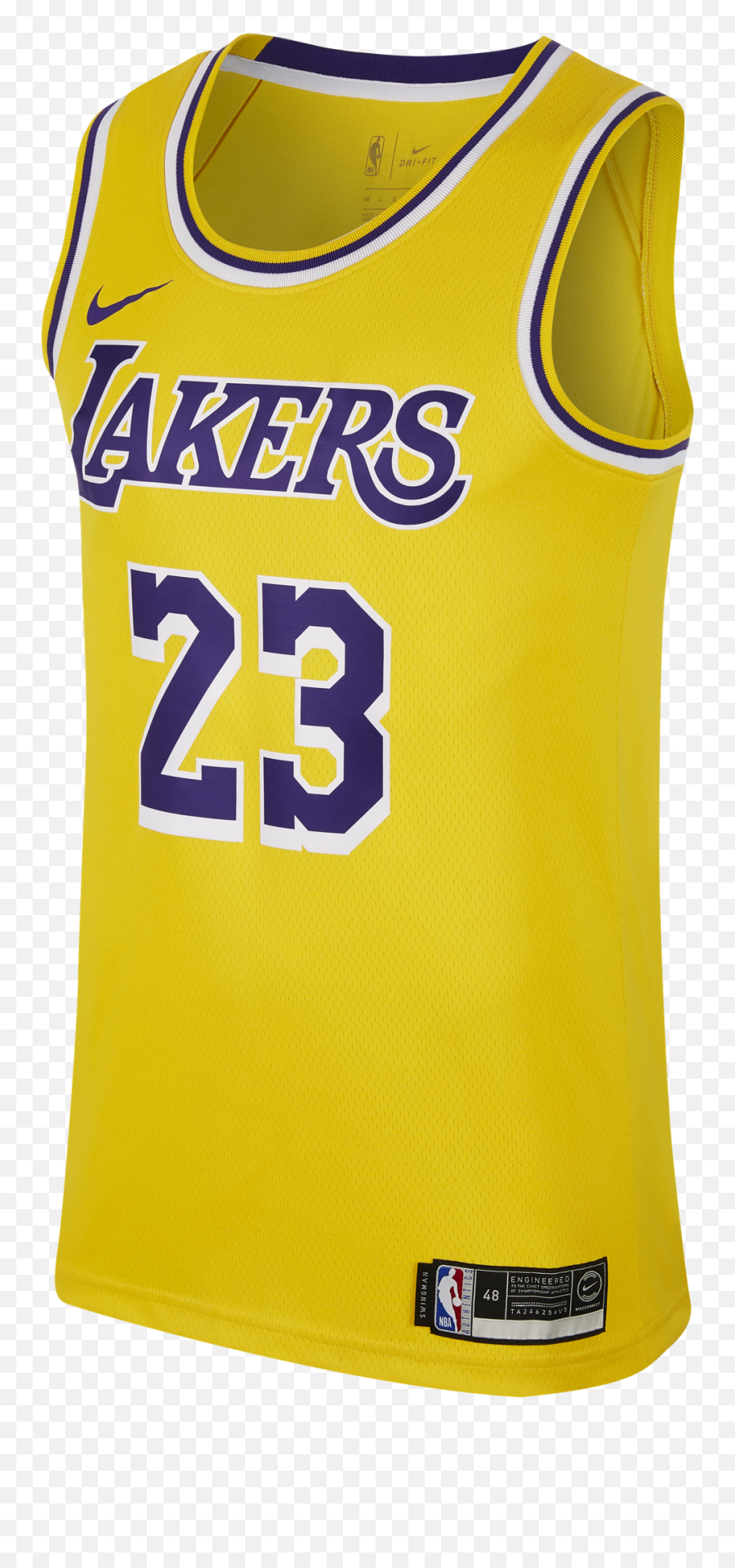 Nike Nba Los Angeles Lakers Lebron - Lakers Jersey Png,Lebron James Transparent
