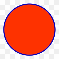Red And Blue Circle Png
