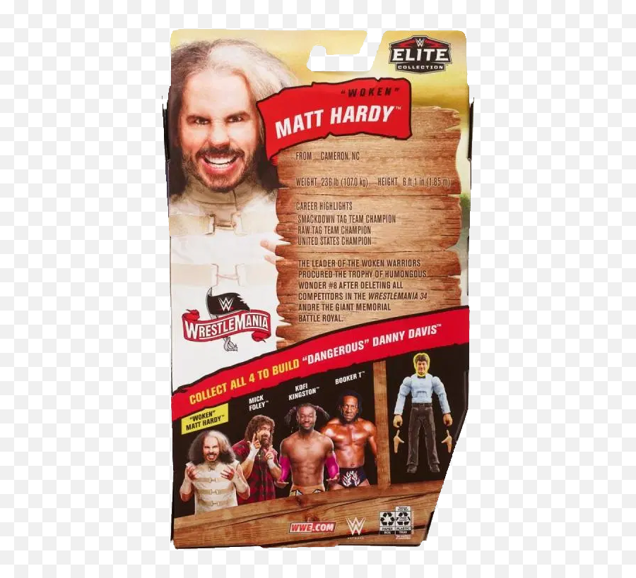 Wrestlemania 36 Woken Matt Hardy - Wwe Wrestlemania 36 Action Figures Png,Matt Hardy Png