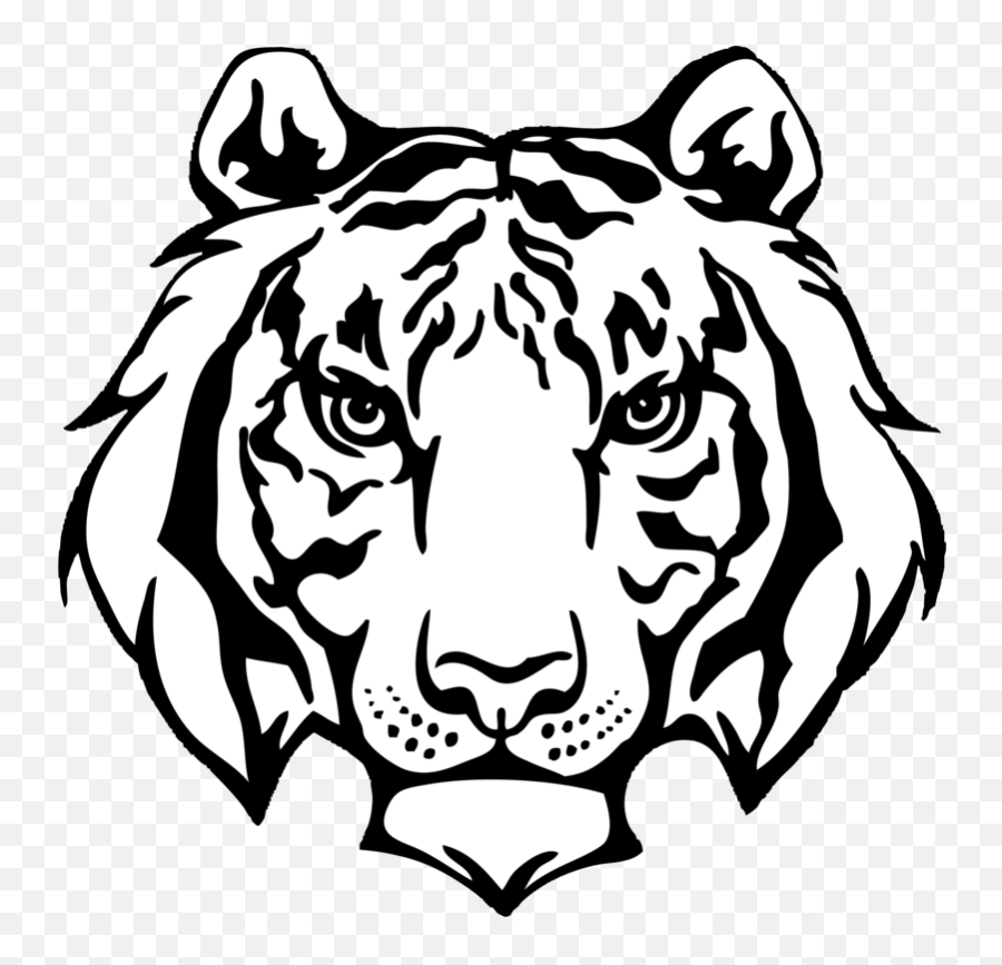 Tiger Logo Black And White Png 5 - Tiger Black And White Png,Tiger Logo Png