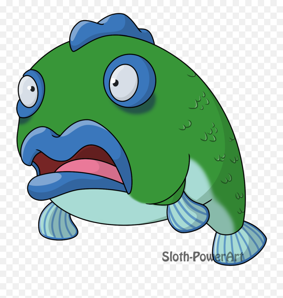 Download Scared Fish - Cartoon Fish Scared Transparent Png Cartoon Fish Scared Transparent,Cartoon Fish Transparent Background
