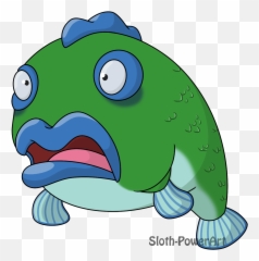 Download Scared Fish - Cartoon Transparent PNG