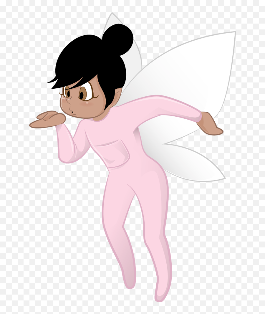 Png Royalty Free Download Clipart - Tooth Fairy Brown Skin,Tooth Fairy Png