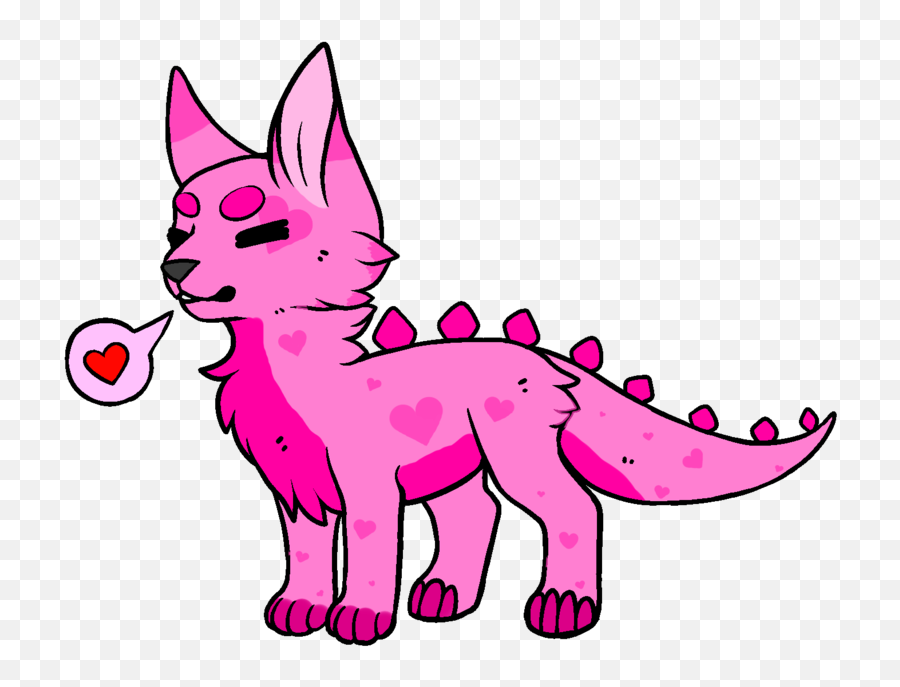 Dino Cat Valentineu0027s Day Open By Black - Kitty813 Dino Cat Base Png,Valentines Day Transparent