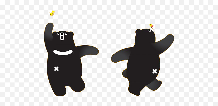 Bear Behance - Black Simple Cute Bear Png Download 720563 Cute Bear Silhouette,Behance Png