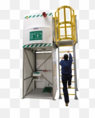 Ipe - GRP ladder platform tank showers Stairs png