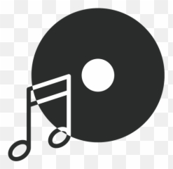 Music Note Disc Flat Icon - Transparent PNG u0026 SVG vector file Flat Design Png