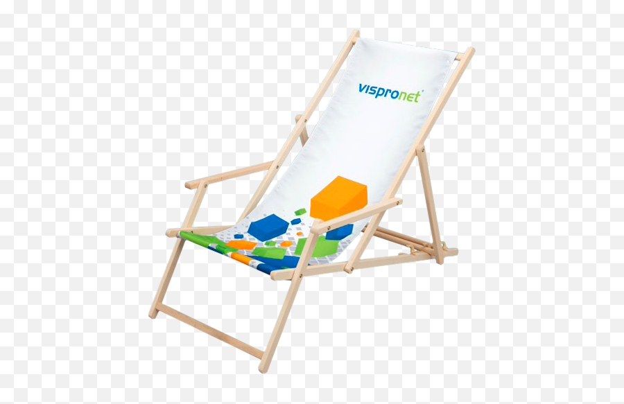 Promotional Beach Chair With Arm Rest - Beach Chair With Logo Png,Beach Chair Png