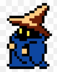 Final Fantasy Black Mage Png Image - 8 Bit Final Fantasy Mage,Mage Png