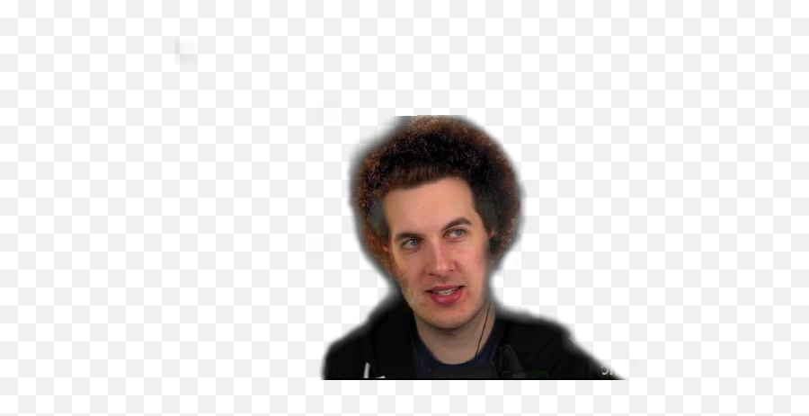 Kitboga With Bob Ross Hair - Man Png,Bob Ross Png