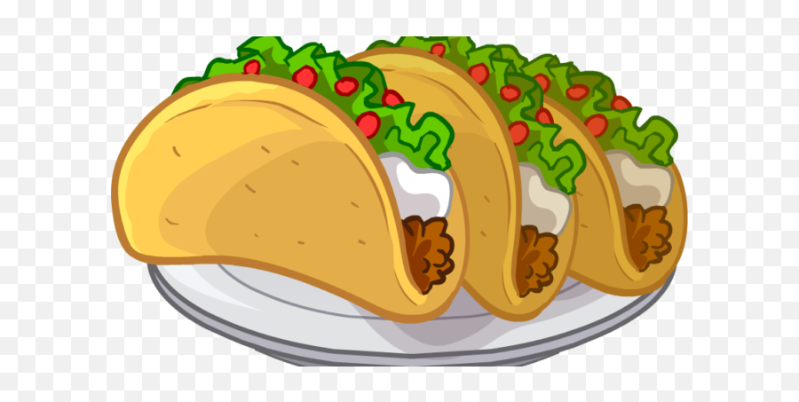 Plate Of Food Clipart - Mexican Food Clip Art Full Size Transparent Background Tacos Clipart Png,Food Clipart Png