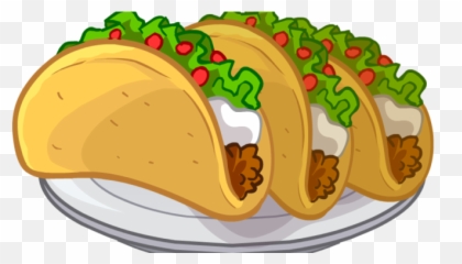 Plate Of Food Clipart - Mexican Food Clip Art Full Size Transparent Background Tacos Clipart Png,Food Clipart Png