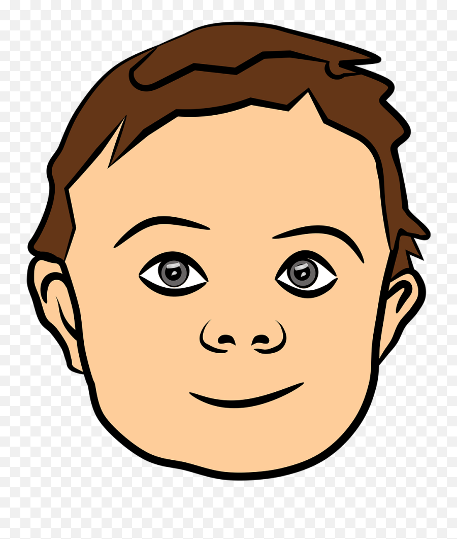 Baby Head Cute Face Young - Free Image From Needpixcom Cartoon Png,Cute Face Png