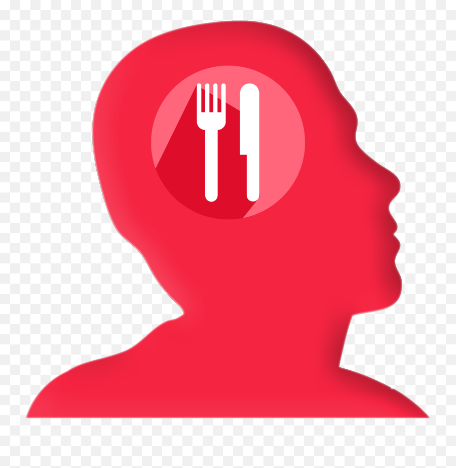Eat Png - Icon Head Profile Knife Fork Eat 1243684 Fear Of Rejection Icon,Eat Png