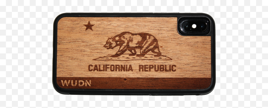 Introducing The California Republic Phone Case In Mahogany - California Flag Black And White Png,California Flag Png