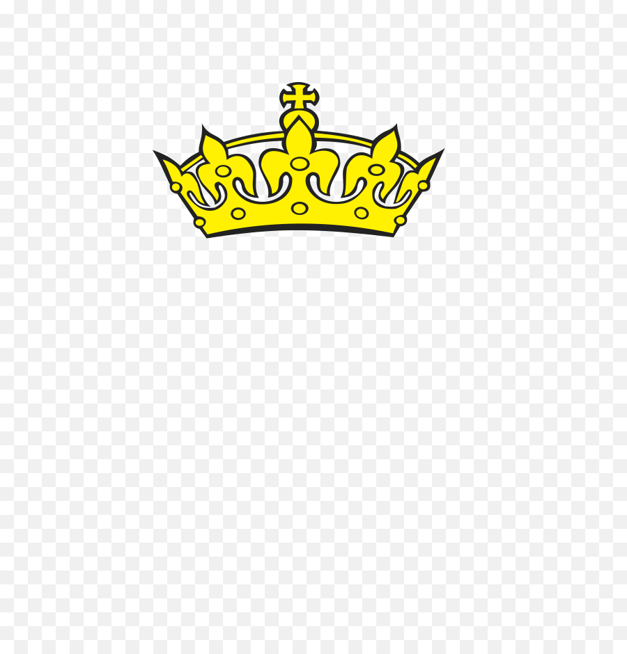 Crown Golden Yellow - Free Vector Graphic On Pixabay Korona Clipart Png,King Png