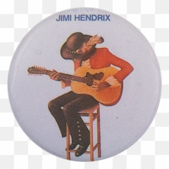 Jimi Hendrix Soundtrack Busy Beaver Button Museum Png