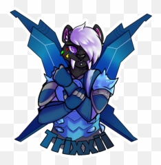 Pharah Trixxii Badge By Trixxiilebelle - Fur Affinity Cartoon Png,Pharah Transparent