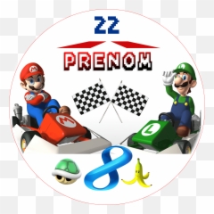 Personalized Edible Printing Mario Kart - Mario Kart Ds Png