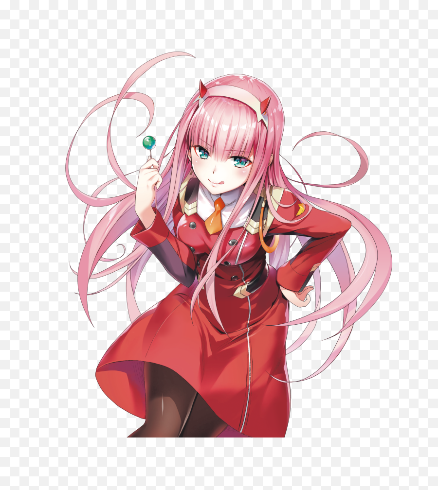 Franxx Zero Two Transparent Png Image - Re Zero Pink Hair,Zero Two Png ...