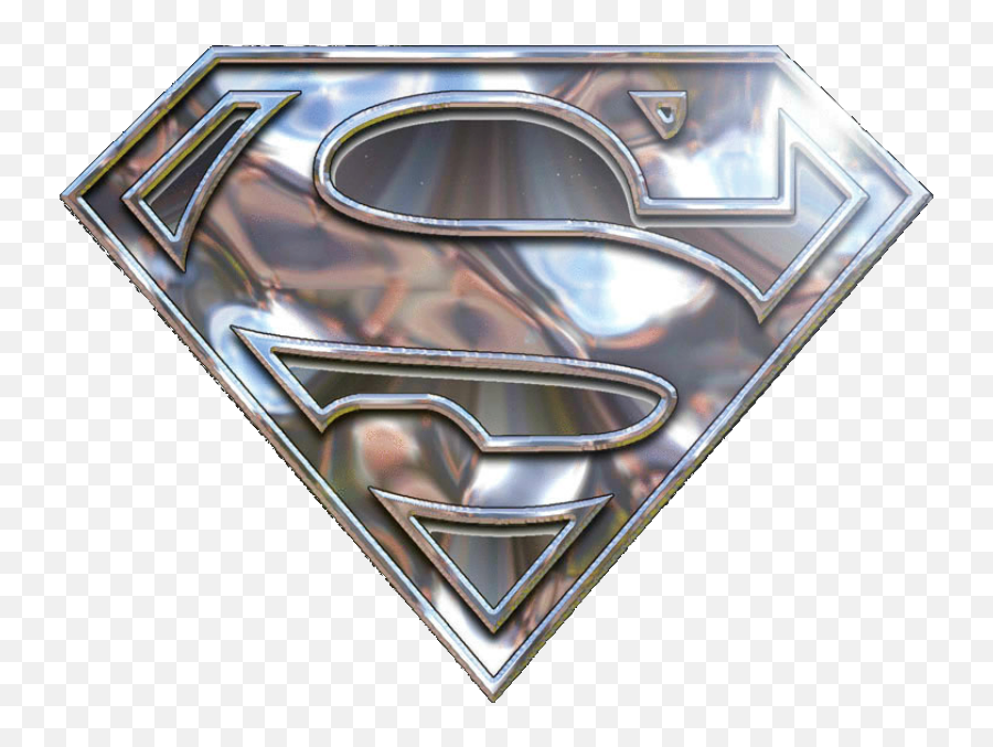 Superman Logo Png Picture - Silver Superman Logo Png,Suoerman Logo