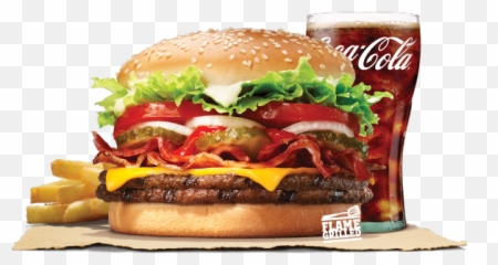 Double Whopper Bacon Cheese Value Meal - Double Whopper With Bacon And Cheese Png,Whopper Png