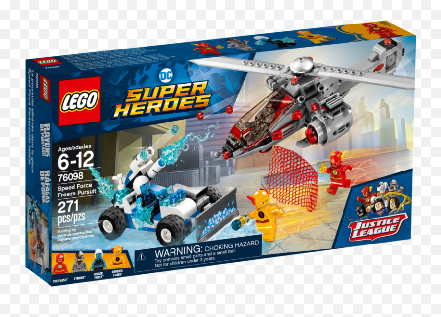 76098 Speed Force Freeze Pursuit - Brickipedia The Lego Wiki Lego Dc Flash Sets Png,Frost Border Png