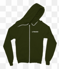 Transparent Classic Adult Zip Hoodie - png