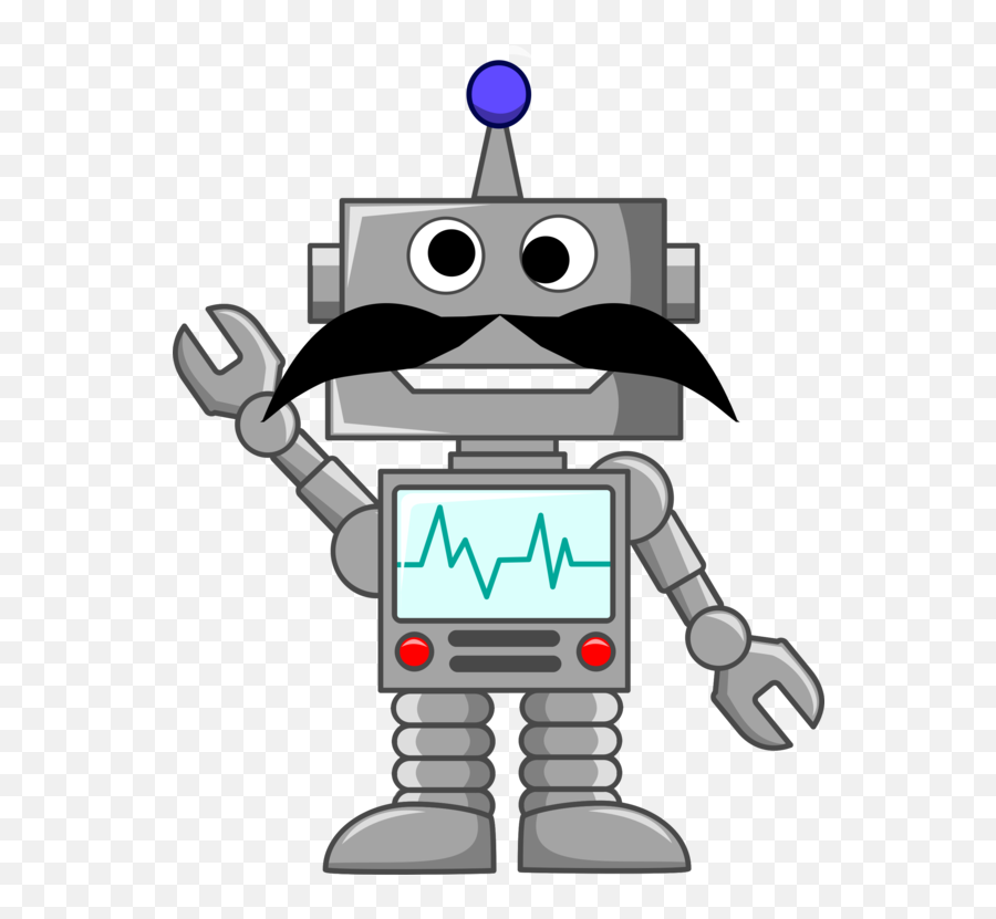 Human Behavior Robot Cartoon Png - Bot Clipart,Robot Clipart Png