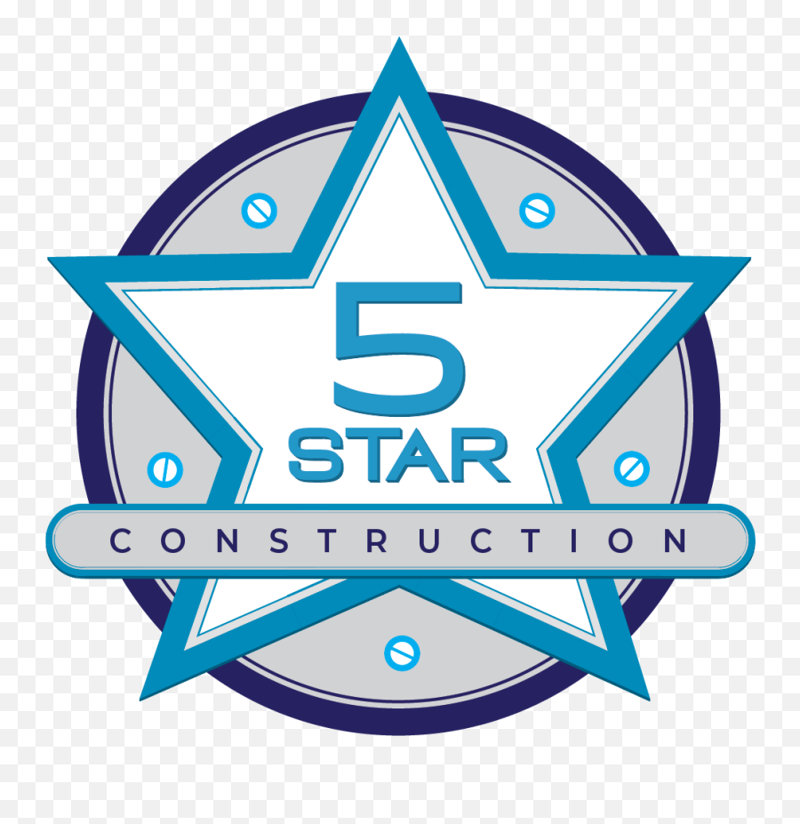 5 Star Construction - Vertical Png,5 Star Png