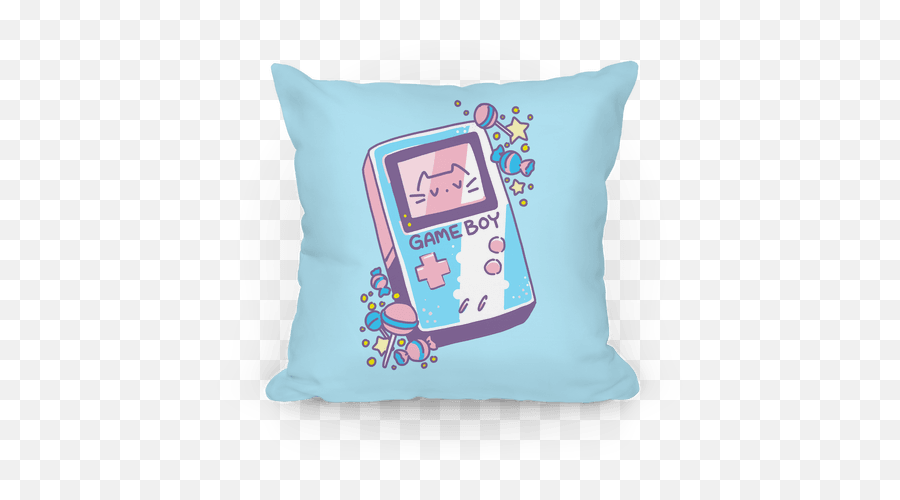 Game Boy - Trans Pride Pillows Lookhuman Aesthetic Cute Non Binary Outfits Png,Game Boy Png