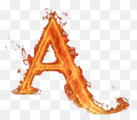 Alfabeto Hecho Con Fuego - Fire Letter A Png,Letras Png