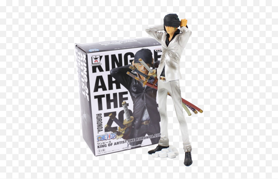 Action Figure - One Piece Zoro Getting Ready White S3 Figurine Png,Zoro Png