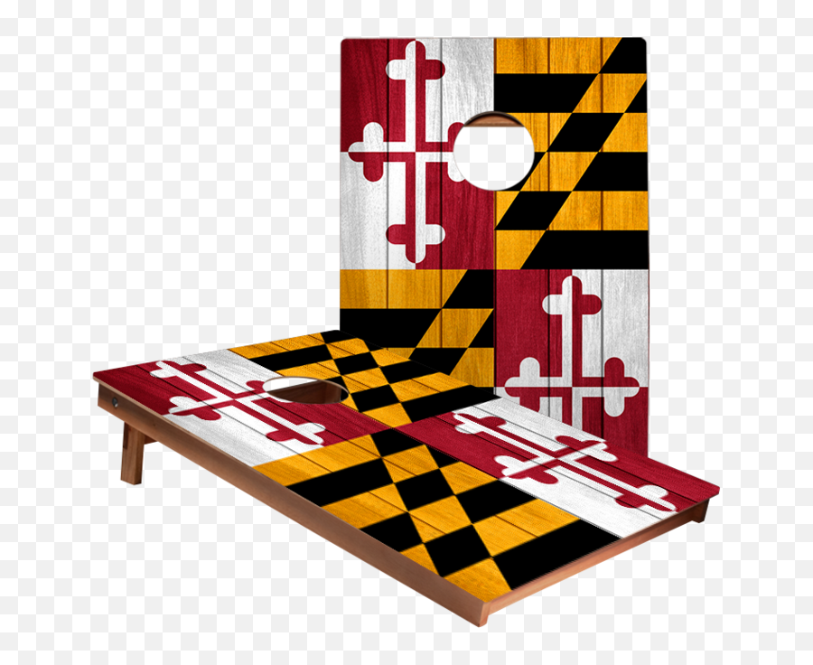 Dale Maryland Flag Recreation Cornhole - Maryland State Flag Png,Maryland Flag Png