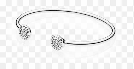 Open Bangle - Signature Pandora Bracelet png
