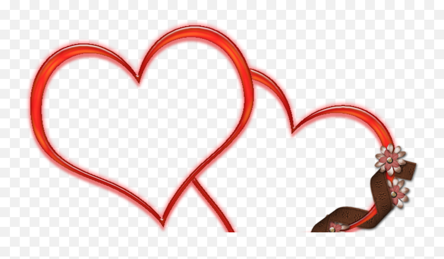 Download Double Heart Picture Frame Png - Double Heart Frame Png,Double Heart Png