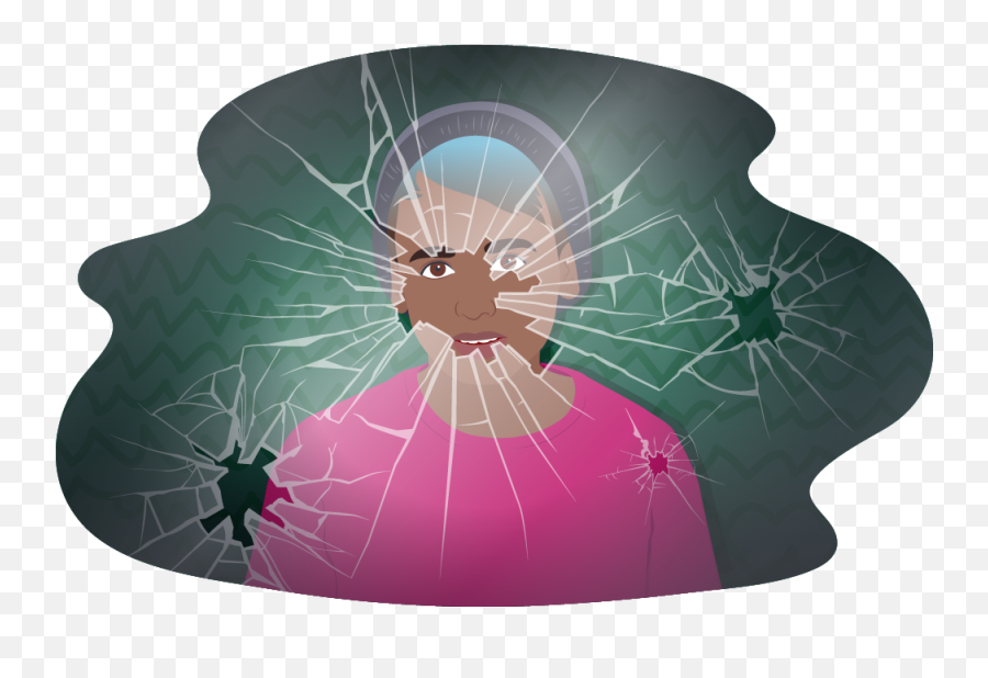 Dealing With Trauma - Art Png,Shattered Glass Effect Png