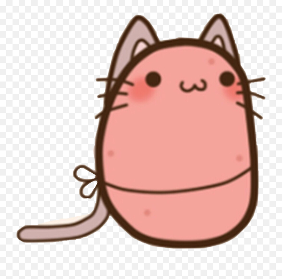 Notmyart Pink Potatocat Cat Potato - Kawaii Potato Cat Png,Kawaii Potato Png