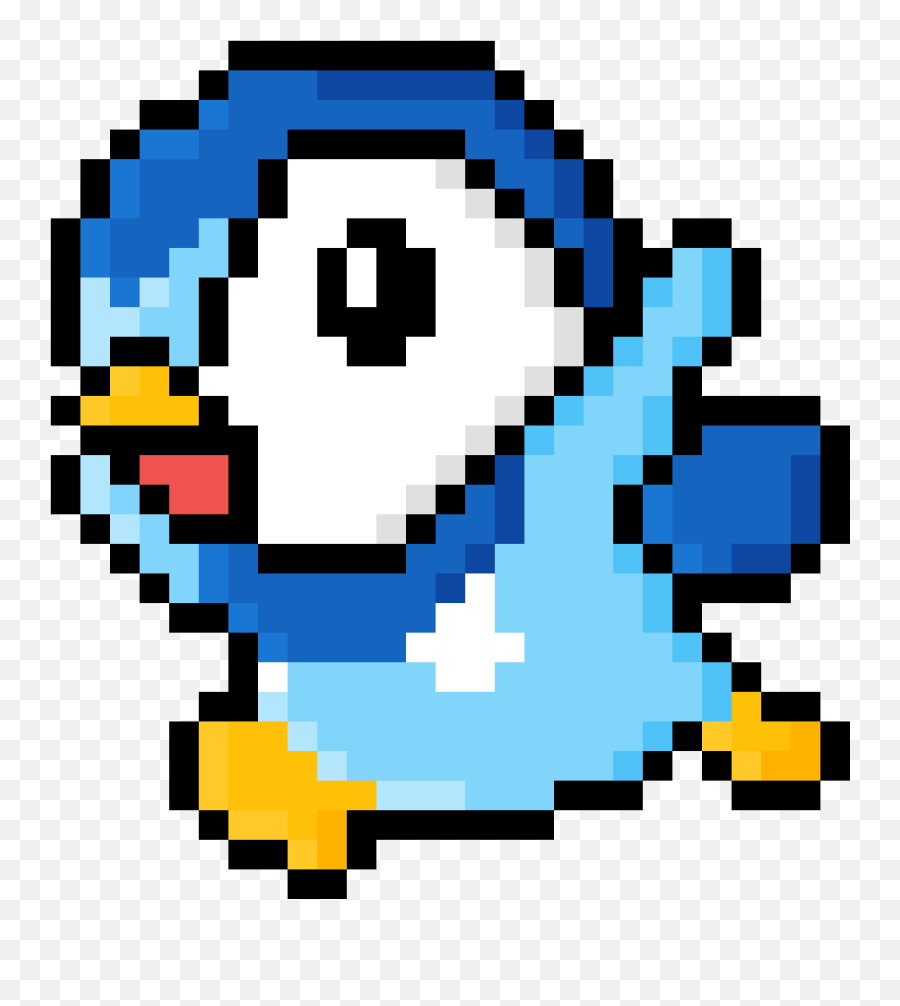 Pixilart - Piplup By Scowgirl04 Piplup Pokemon Pixel Art Png,Piplup Png